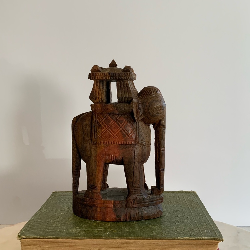 Carved Wooden Elephant
